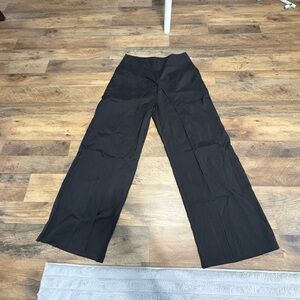 Black Wide-Leg Pants